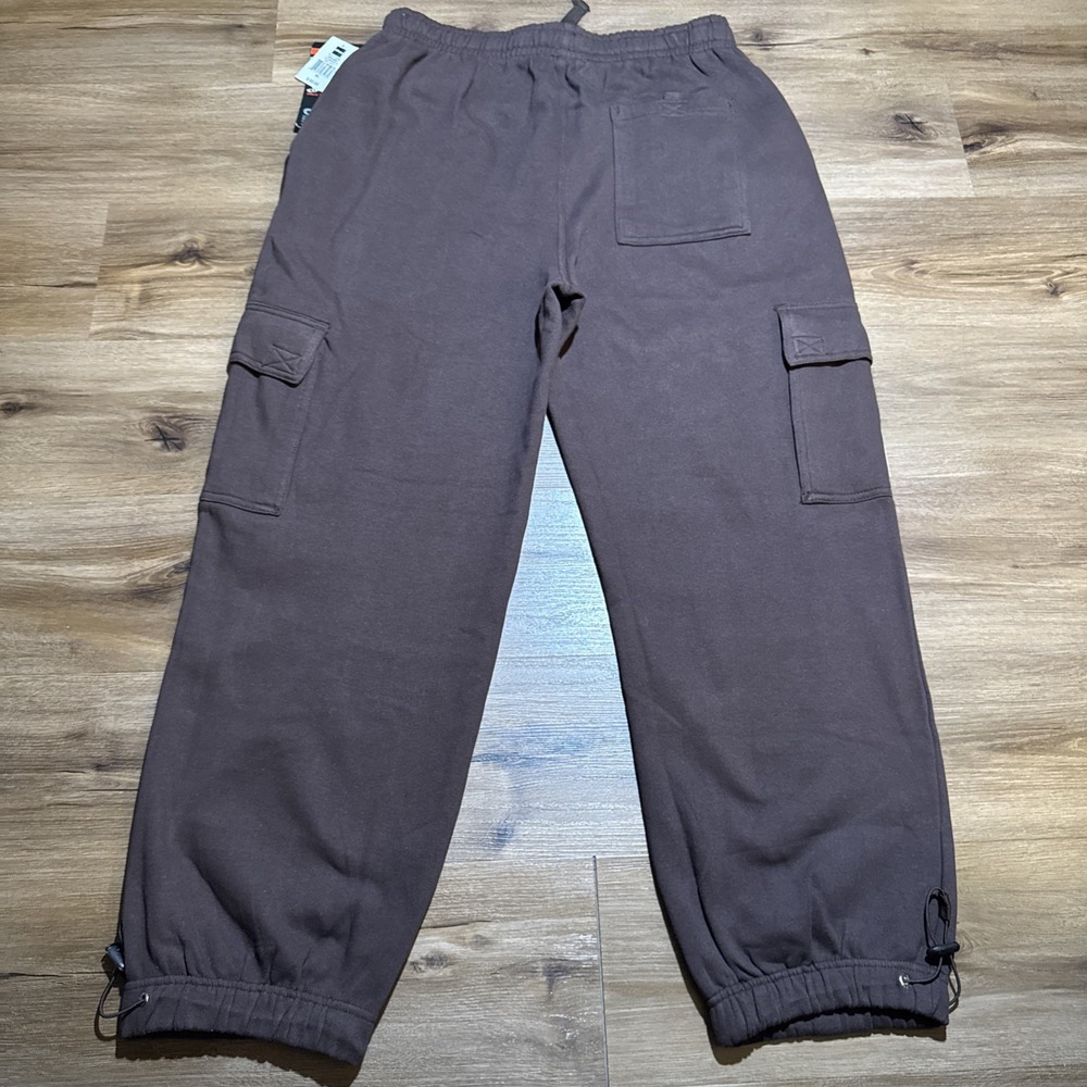 NWT Vintage Southpole Sweatpants Mens XL Brown Baggy Cargo Y2K Oversized Hip Hop - Picture 13 of 16